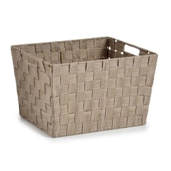 Panier à linge Beige Tissu 10 L 25 x 20 x 35,5 cm (12 Unités)