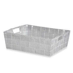 Panier Multi-usages Blanc Tissu 3 L 23 x 8 x 27 cm (48 Unités)