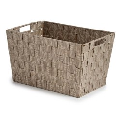 Laundry Basket Kipit A3-6875 Beige Cloth 10 L 25 x 20 x 35,5 cm (12 Units)