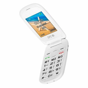 Téléphone Portable SPC 2304B Bluetooth FM Blanc