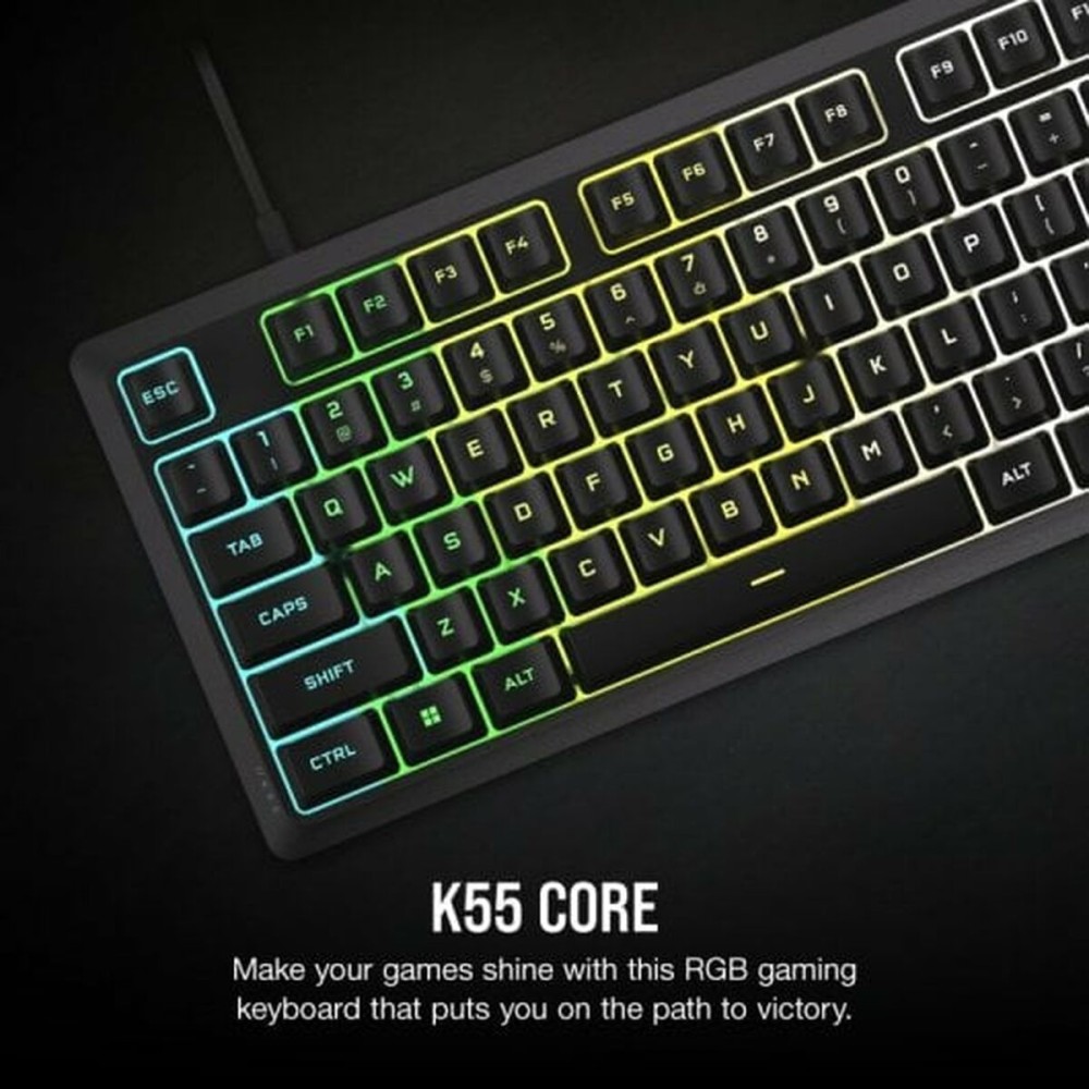 Gaming Tastatur Corsair K55 CORE Schwarz