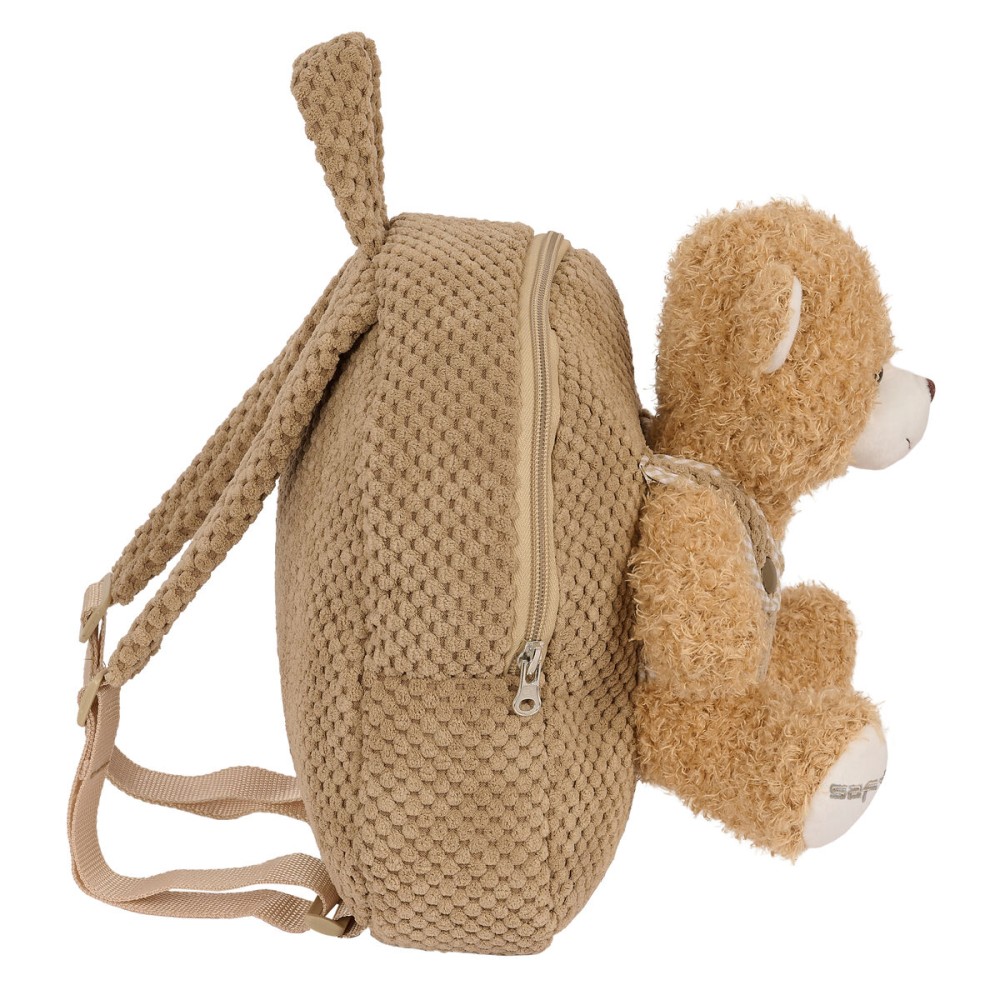 Sac à dos enfant Safta Ours en peluche Marron 23 x 27 x 7,5 cm