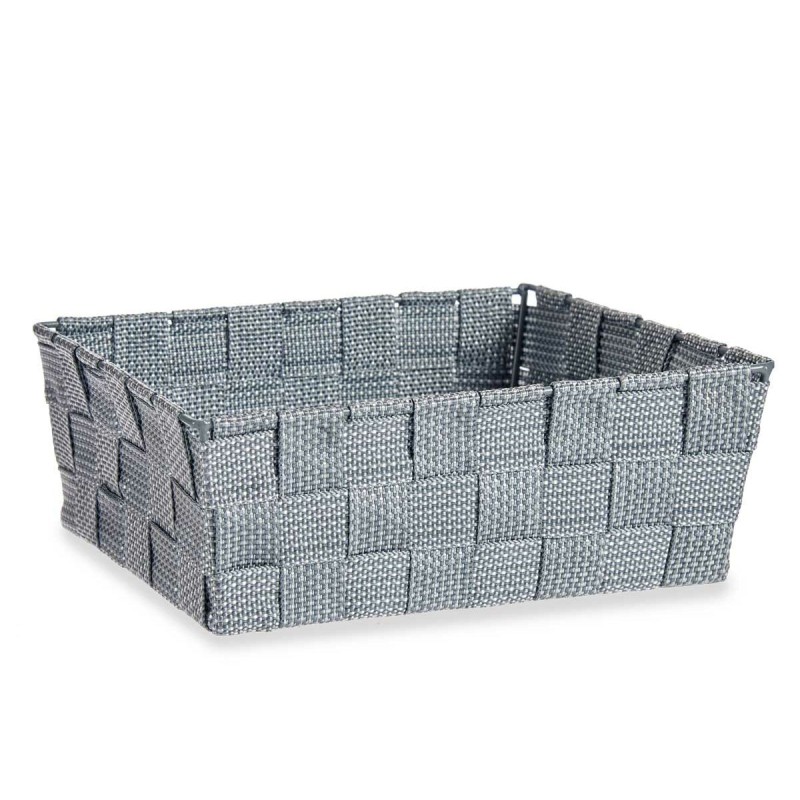 Mehrzweckkorb Kipit A3-6930A9 Grau Stoff 2,4 L 20 x 8 x 24 cm (24 Stück)