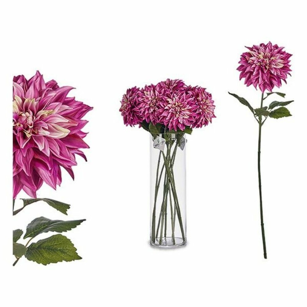 Decorative Flower Green Pink 16 x 74 x 16 cm Dahlia (16 x 74 x 16 cm)