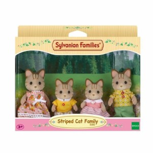 Figurines d’action Sylvanian Families Striped Cat Family