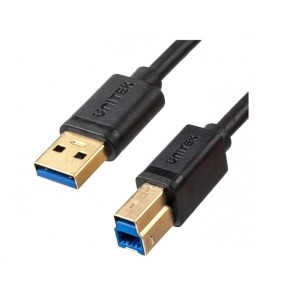 Câble USB 3.0 A vers USB B Unitek C14095BK-2M Noir 2 m