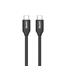 Cable USB C Unitek C14059BK Black 2 m