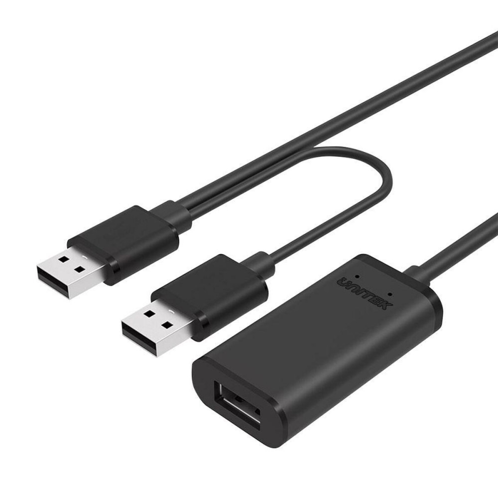 USB-Kabel Unitek Y-278 Schwarz 10 m