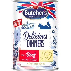 Cat food Butcher's Delicious Dinners Chicken Veal 400 g