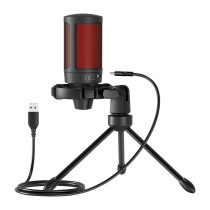 Table-top Microphone Savio SONAR PRO 01 Black Red