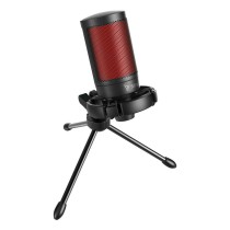 Microphone de Bureau Savio SONAR PRO 01 Noir Rouge