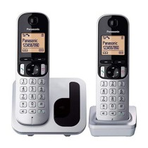 Téléphone Sans Fil Panasonic KXTGC212SPS Ambre Argenté Métallisé