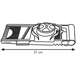 Râpe multi-usages Tescoma Handy Plastique