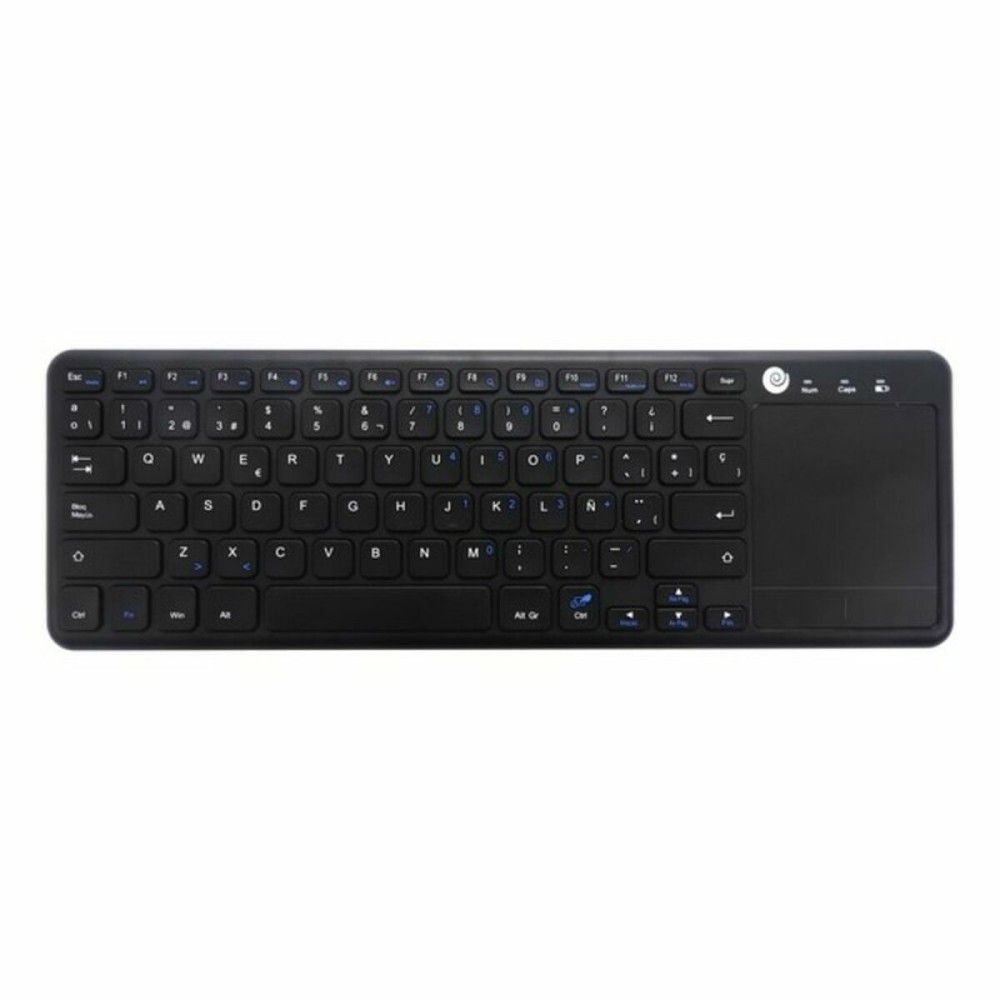 Touchpad mit Tastatur CoolBox CoolTouch Schwarz Qwerty Spanisch