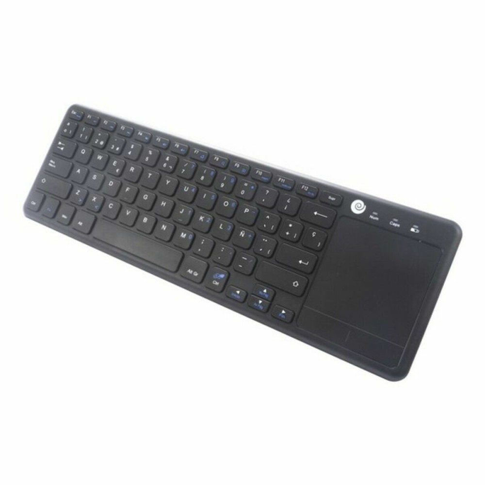 Touchpad mit Tastatur CoolBox CoolTouch Schwarz Qwerty Spanisch