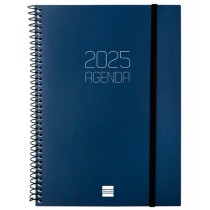 Agenda Finocam OPAQUE Bleu A5 15,5 x 21,2 cm 2025