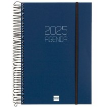 Agenda Finocam OPAQUE Bleu 16,5 x 24,2 cm 2025