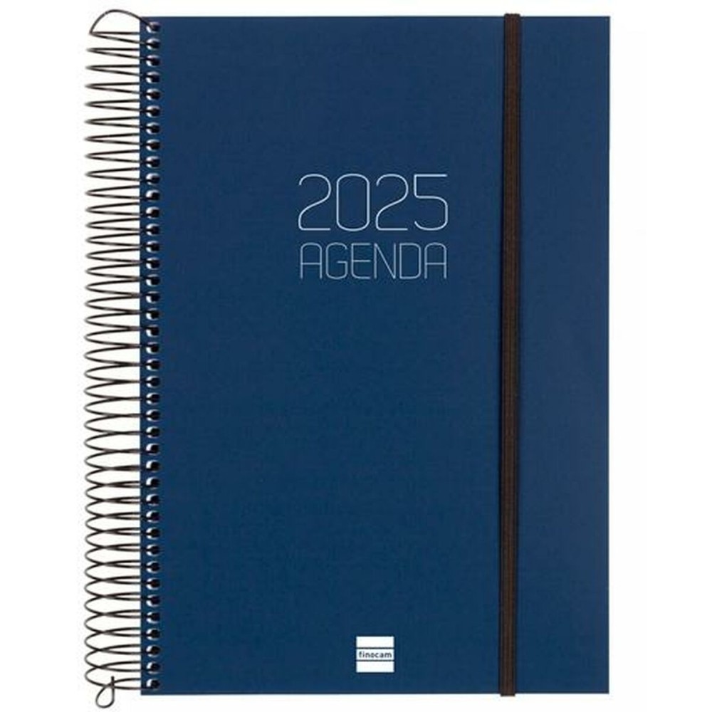 Agenda Finocam OPAQUE Bleu 16,5 x 24,2 cm 2025