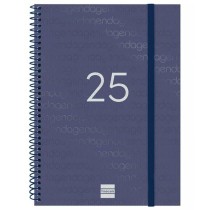 Tagesordnung Finocam YEAR Blau A5 15,5 x 21,2 cm 2025