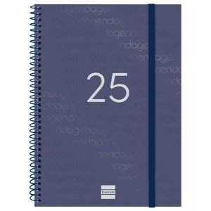 Agenda Finocam YEAR Bleu A5 15,5 x 21,2 cm 2025