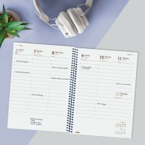 Agenda Finocam YEAR Bleu A5 15,5 x 21,2 cm 2025