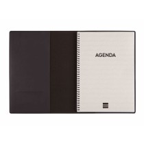 Agenda Finocam DUOBAND E10 Noir A5 15,5 x 21,2 cm 2025 Bloc de Notes