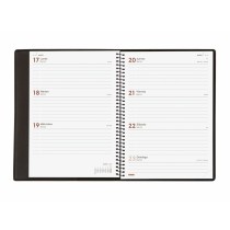 Agenda Finocam DUOBAND E10 Noir A5 15,5 x 21,2 cm 2025 Bloc de Notes