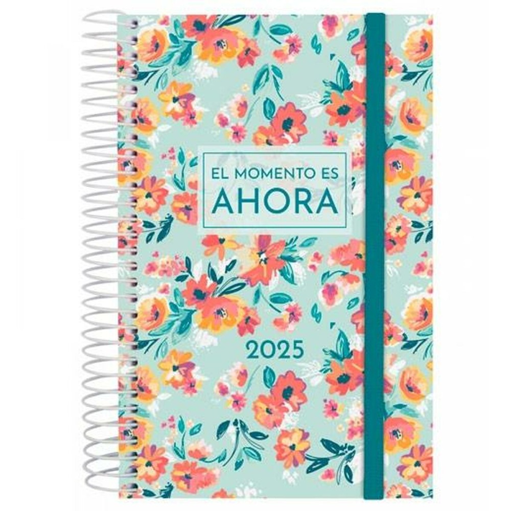 Diary Finocam DESIGN COLLECTION 11,7 x 18,1 cm 2025 Floral