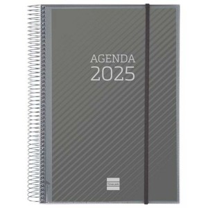 Agenda Finocam Gris A4 21 x 29,7 cm 2025