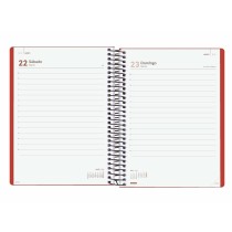 Diary Finocam MY E10 Red A5 15,5 x 21,2 cm 2025