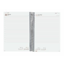 Agenda Finocam YEAR Noir 16,5 x 24,2 cm 2025