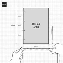 Notizzettel nachfüllen Finocam OPEN R4098 4000 A4 2025 21 x 29,7 cm