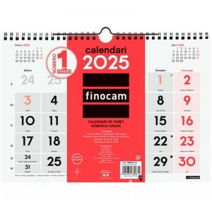 Wandkalender Finocam Papier 2025 30 x 21 cm