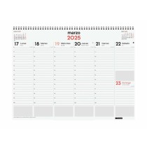 Calendrier de bureau Finocam Papier 42 x 31 cm 2025 semainier