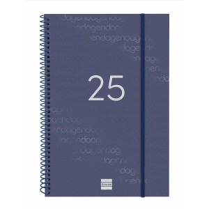 Diary Finocam YEAR E-11 Blue 16,5 x 24,2 cm 2025