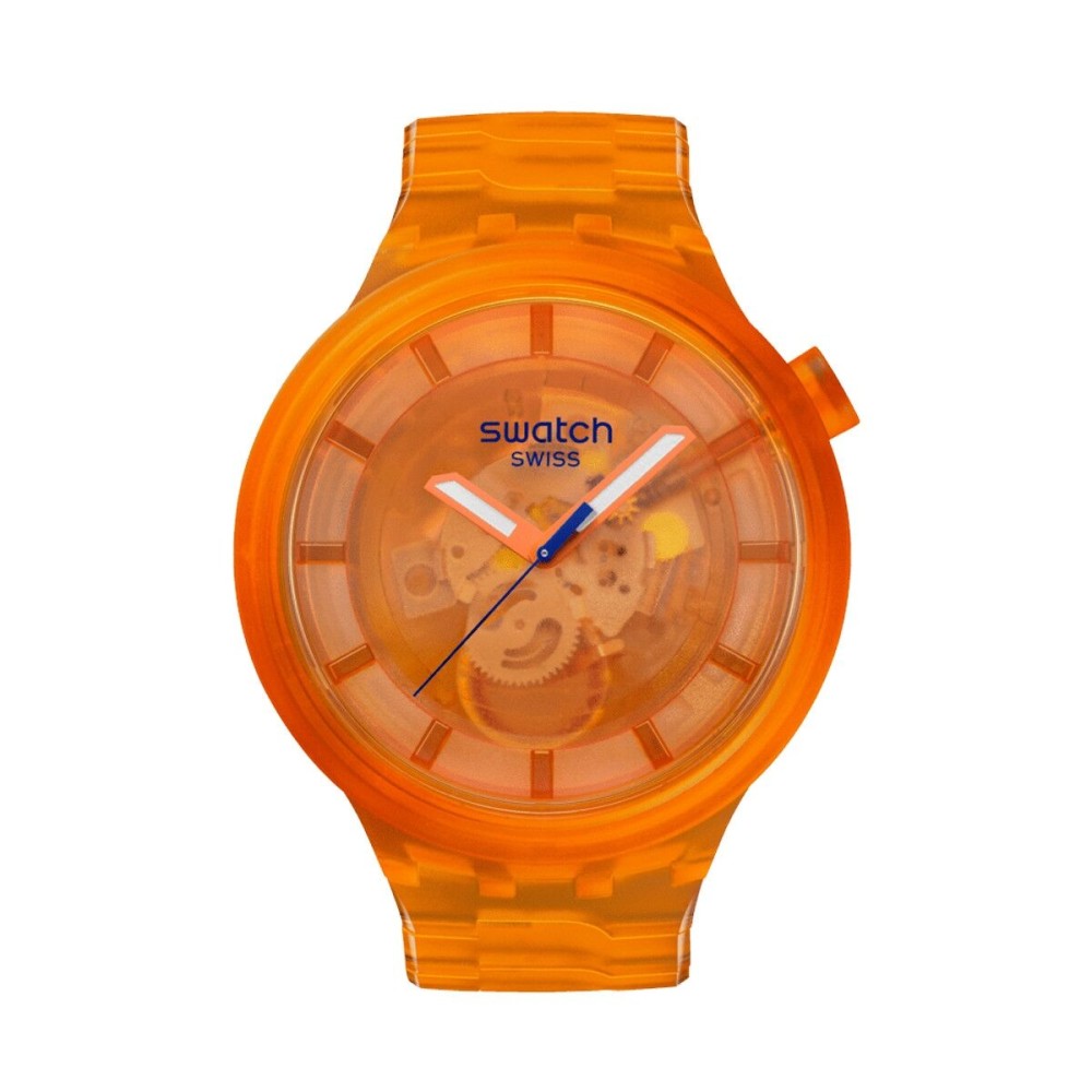 Men's Watch Swatch SB05O103 Orange (Ø 47 mm)