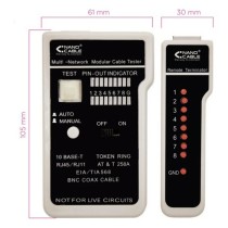 Câble Réseau Rigide UTP 6ème Catégorie RJ11/RJ12/RJ45, coaxial NANOCABLE 10.31.0303 Blanc/Noir