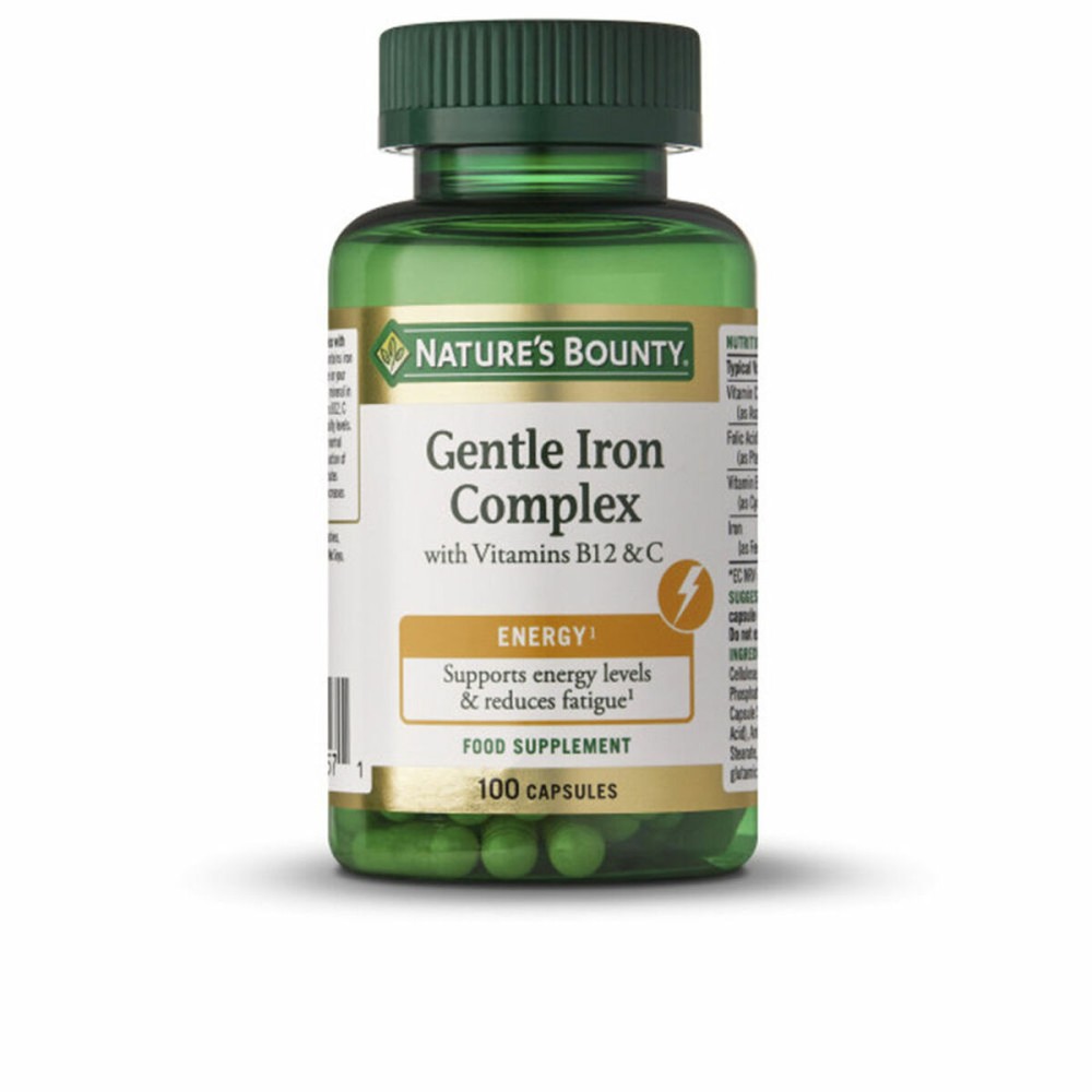 Supplément Alimentaire Nature's Bounty Gentle Iron Complex Fer 100 Unités