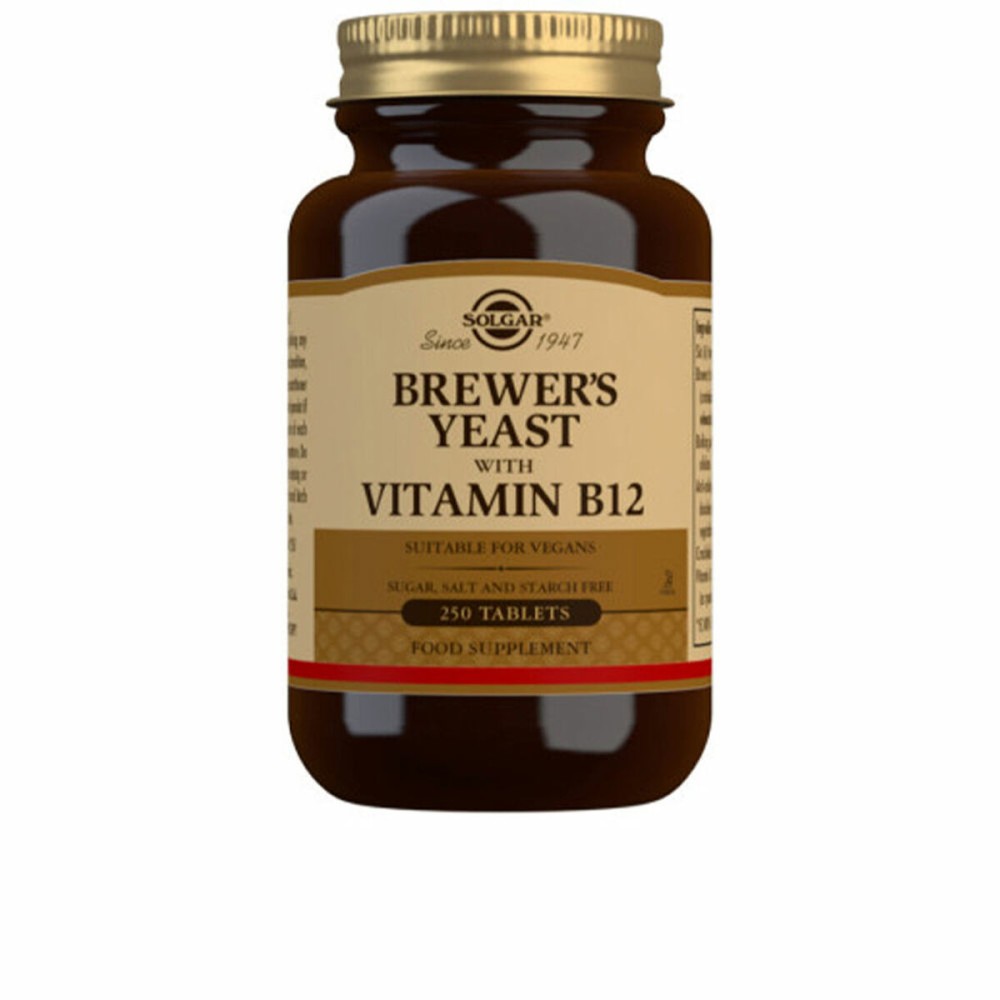 Levure de bière avec vitamine B12 Solgar   250 Unités