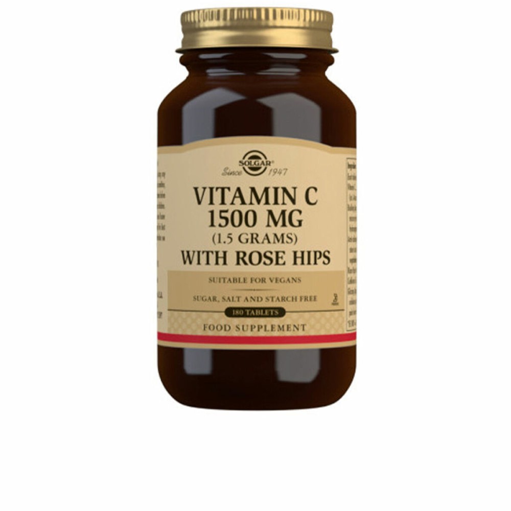 Rose Hips + Vitamin C mit Hagebutte Solgar 180 Stück