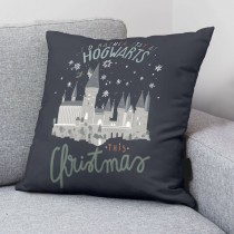 Housse de coussin Harry Potter Magical Christmas Multicouleur Bleu foncé 50 x 50 cm