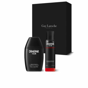 Men's Perfume Set Guy Laroche DRAKKAR NOIR EDT 2 Pieces