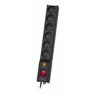 Power Socket - 6 Sockets with Switch Lestar LX 610 G-A K.:CZ (5 m)