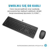 clavier et souris HP 3L1F0AA Azerty Français Blanc Noir