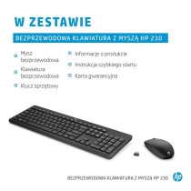 Tastatur mit Maus HP 3L1F0AA Azerty Französisch Weiß Schwarz