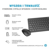 Keyboard and Mouse HP 18H24AA Black