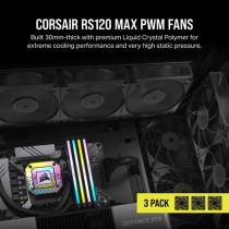 Box Ventilator Corsair RS120 MAX PWM Ø 12 cm (3 Stück)