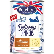 Katzenfutter Butcher's Delicious Dinners Huhn Wildschwein 400 g