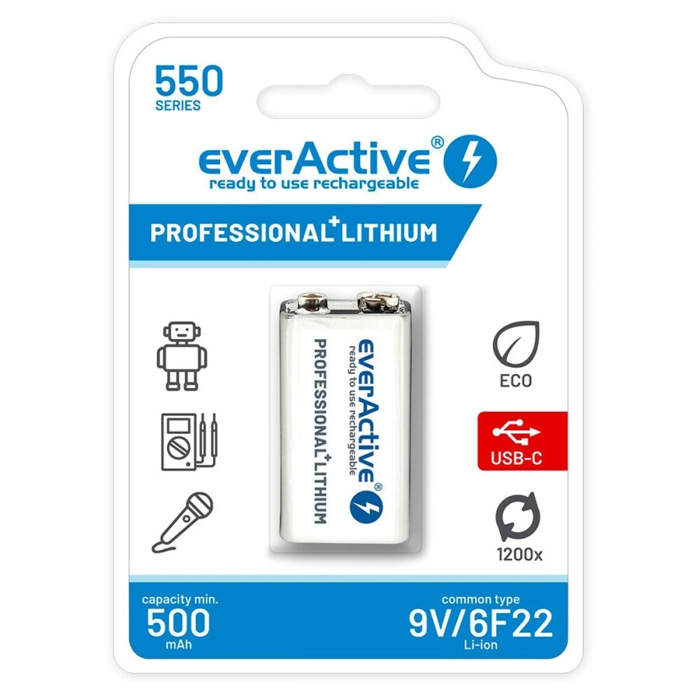 Akkus EverActive EVHR22-550C 9 V