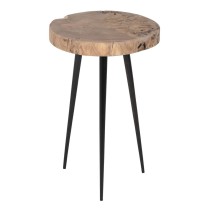 Set of 3 tables Natural Iron 40 x 38 x 62,3 cm (3 Units)